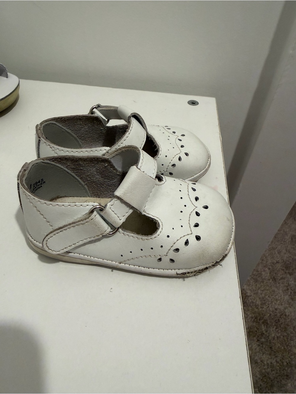Angel Dear White Girls' Mary Jane Dress Shoes